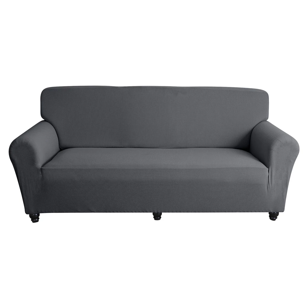 Sötétszürke kanapé huzat 2 személyes enyhén vízlepergető Sötétszürke kanapé huzat 2 személyes enyhén vízlepergető