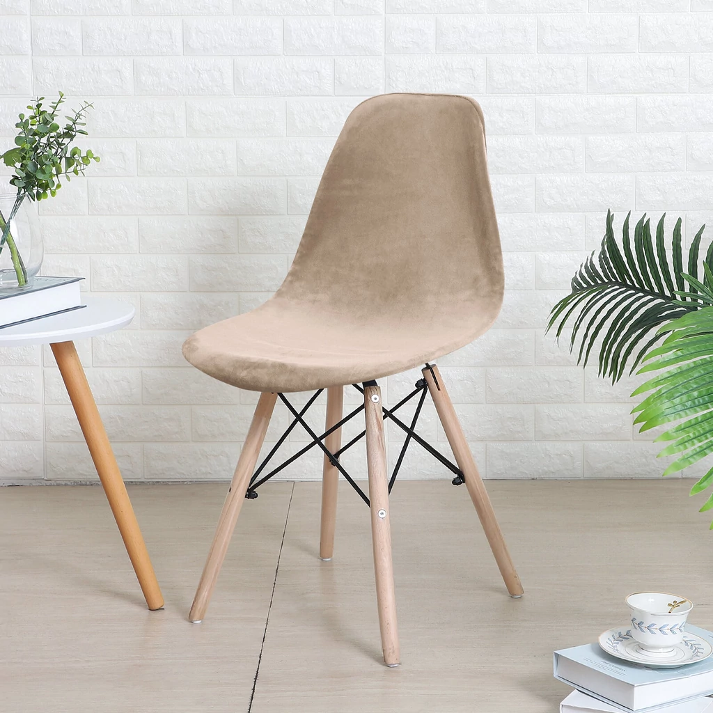 Kapucsínó bársonyos kagylószék Huzat teljes székre