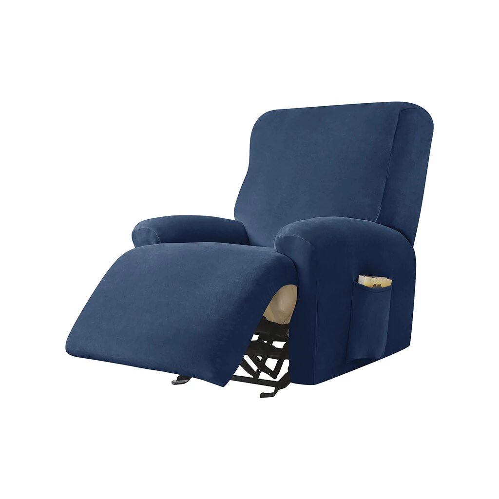 relax fotel huzat rugalmas tengerészkék 1 üléses bársonyos relax fotel huzat rugalmas tengerészkék 1 üléses bársonyos