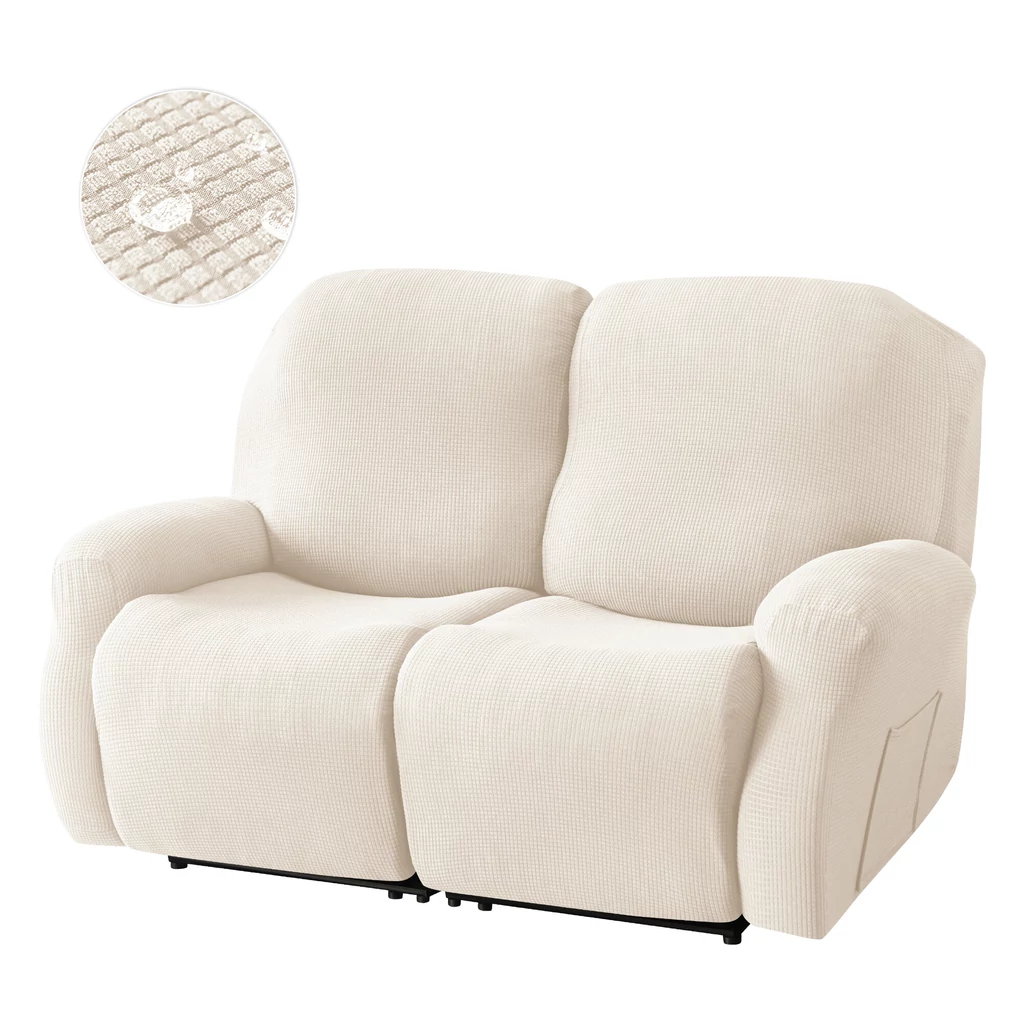 relax fotel huzat rugalmas fehér 2 üléses enyhén vízlepergető