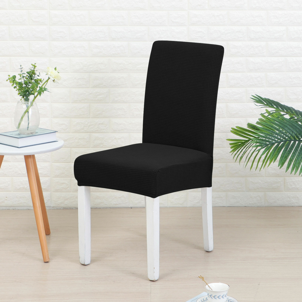 Fekete enyhén vízlepergető székHuzat teljes székre