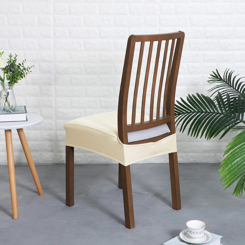 Fehér vízálló műbőr székHuzat nem levehető ülésre