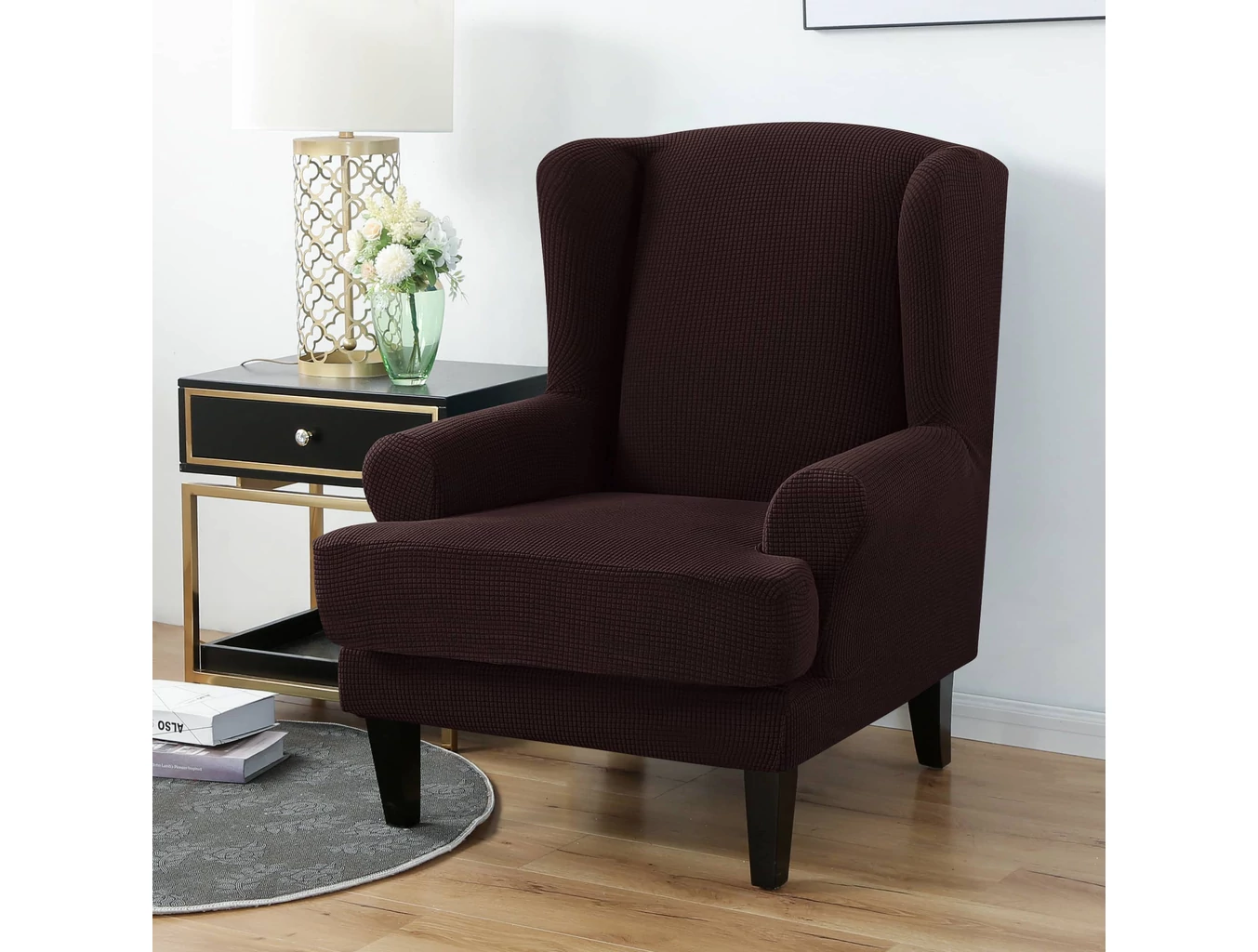 Enyhén vízlepergető huzatok füles fotelre