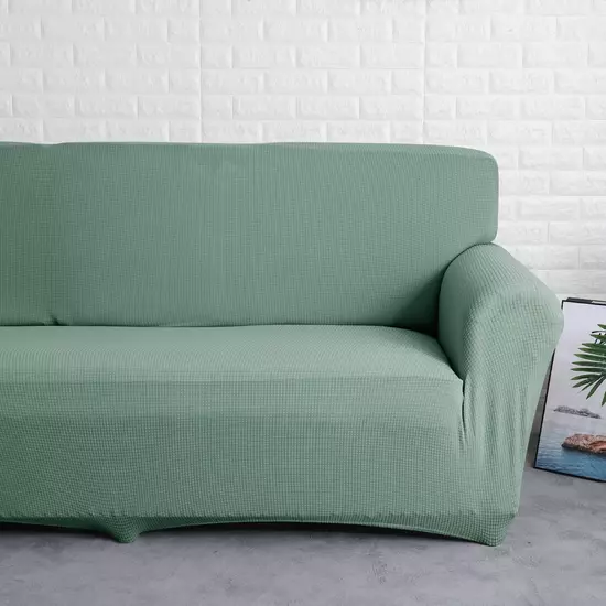 Zöld kanapé huzat 4 személyes enyhén vízlepergető
