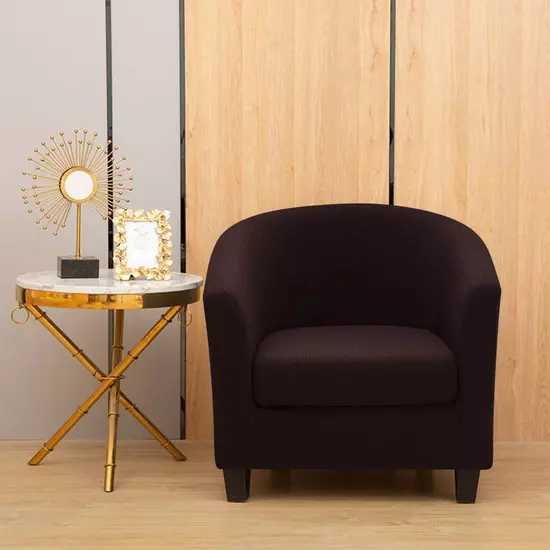 Vízlepergető rugalmas barna klub fotel huzat