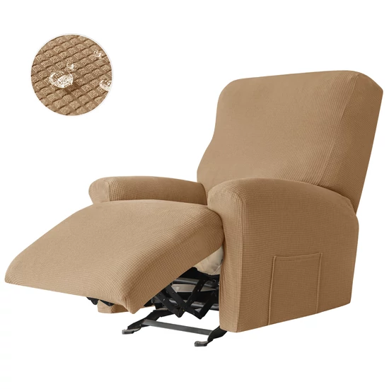 relax fotel huzat rugalmas halvány karamell 1 üléses enyhén vízlepergető