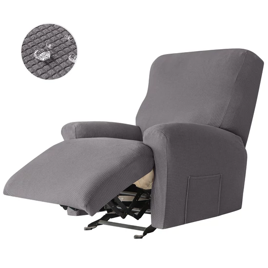 relax fotel huzat rugalmas sötétszürke 1 üléses enyhén vízlepergető