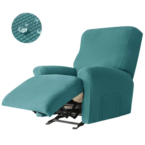 relax fotel huzat rugalmas sötét tengerzöld 1 üléses enyhén vízlepergető