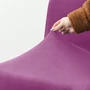 Kép 4/4 - Bársonyos lila bárszék Huzat
