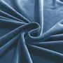 Kép 6/6 - kék bársonyos gumis kanapé huzat 4 személyes