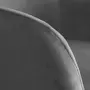 Kép 5/5 - Fekete színű nagy bársonyos kagylószék Huzat teljes székre