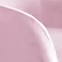 Kép 5/5 - Rózsaszín nagy bársonyos kagylószék Huzat teljes székre