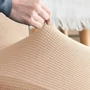 Kép 5/6 - Nagy bézs enyhén vízlepergető kagylószék Huzat teljes székre