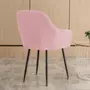 Kép 4/6 - Nagy rózsaszín enyhén vízlepergető kagylószék Huzat teljes székre