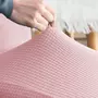 Kép 5/6 - Nagy rózsaszín enyhén vízlepergető kagylószék Huzat teljes székre