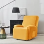 Kép 3/5 - relax fotel huzat rugalmas arany 1 üléses bársonyos