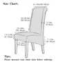 Kép 2/5 - Hosszú kapucsínó bársonyos székHuzat teljes székre
