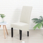 Kép 1/5 - Hosszú fehér enyhén vízlepergető székHuzat teljes székre