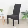 Kép 1/5 - Hosszú sötétszürke enyhén vízlepergető székHuzat teljes székre