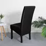 Kép 3/5 - Hosszú fekete vízálló műbőr székHuzat teljes székre