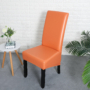 Kép 1/5 - Hosszú narancssárga vízálló műbőr székHuzat teljes székre