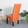 Kép 3/5 - Hosszú narancssárga vízálló műbőr székHuzat teljes székre