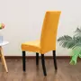 Kép 3/5 - Aranyszínű bársonyos székHuzat teljes székre
