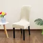 Kép 1/5 - Bézs bársonyos székHuzat teljes székre
