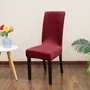 Kép 1/5 - bordó bársonyos székHuzat teljes székre