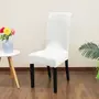 Kép 1/5 - Fehér bársonyos székHuzat teljes székre