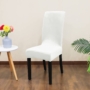Kép 1/5 - Fehér bársonyos székHuzat teljes székre