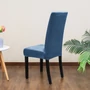 Kép 3/5 - Kék bársonyos székHuzat teljes székre