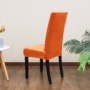 Kép 3/5 - Narancssárga bársonyos székhuzat teljes székre