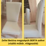 Kép 7/9 - székhuzat étkezőszékre rugalmas mosható utána
