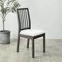 Kép 1/5 - Fehér bársonyos székHuzat levehető ülésre
