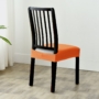 Kép 1/5 - Narancssárga bársonyos székHuzat nem levehető ülésre