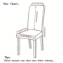 Kép 2/5 - Fehér enyhén vízlepergető székhuzat teljes székre